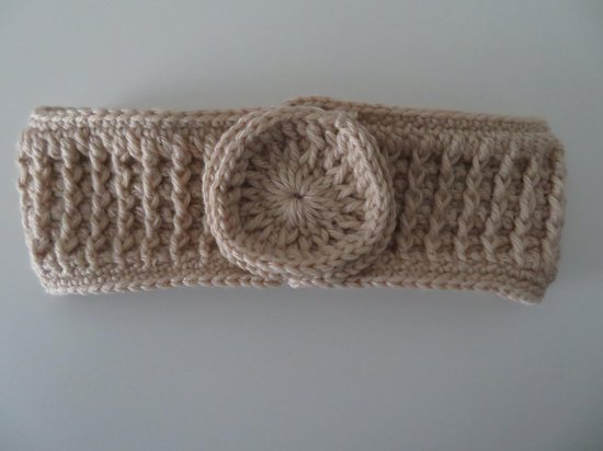 Bandeau bébé fait main en crochet