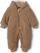Name It baby unisex snowsuit MANDFRED TEDDY Silver Mink