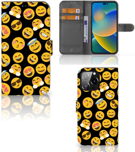 Kaliber Sitcom Giraffe Flip Cover iPhone 14 Pro Max Telefoon Hoesje Emoji | bol.com