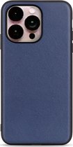 Mobigear Hoesje geschikt voor Apple iPhone 14 Pro Telefoonhoesje Hardcase | Mobigear Excellent Backcover | iPhone 14 Pro Case | Back Cover - Blauw
