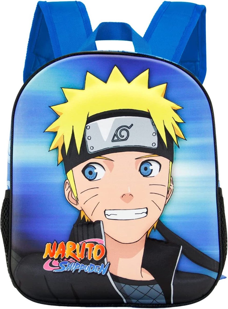 Kids Licensing Schoolrugzak - Naruto - Kinderen Rugzak - Maat: 31x26x11cm - Blauw met Zwart