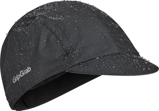 Foto: Gripgrab aquashield waterproof fietspet cycling cap regen bescherming zwart unisex maat s m