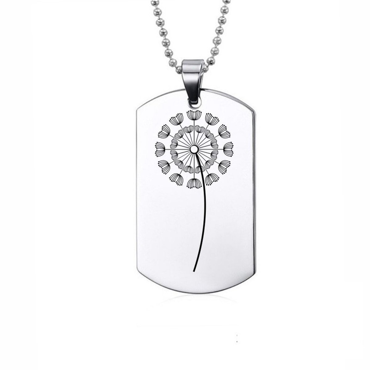 Ketting RVS - Paardenbloem