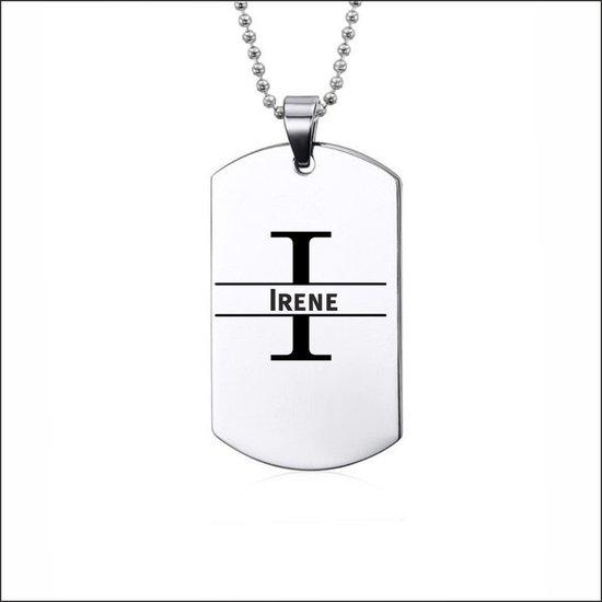 Ketting RVS Met Naam -  Irene