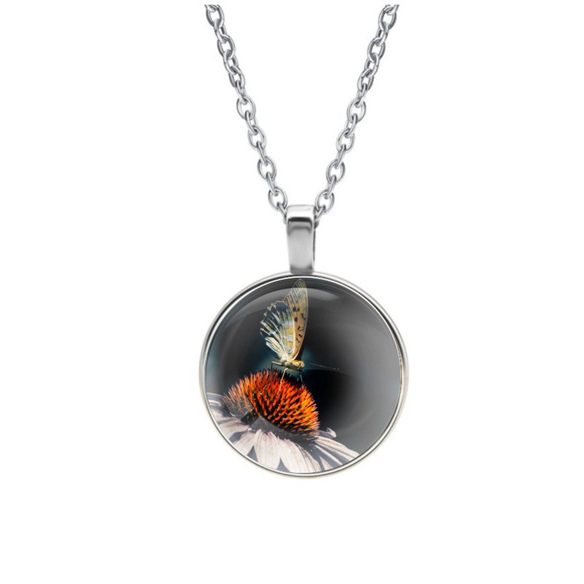 Ketting Glas - Vlinder