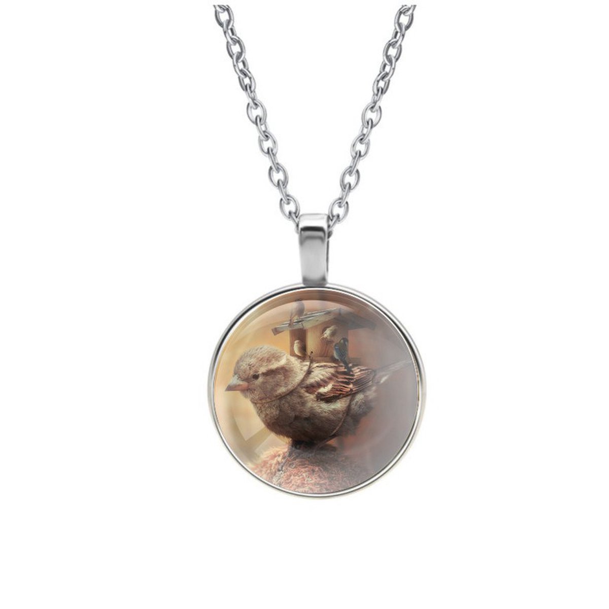 Ketting Glas - Vogel