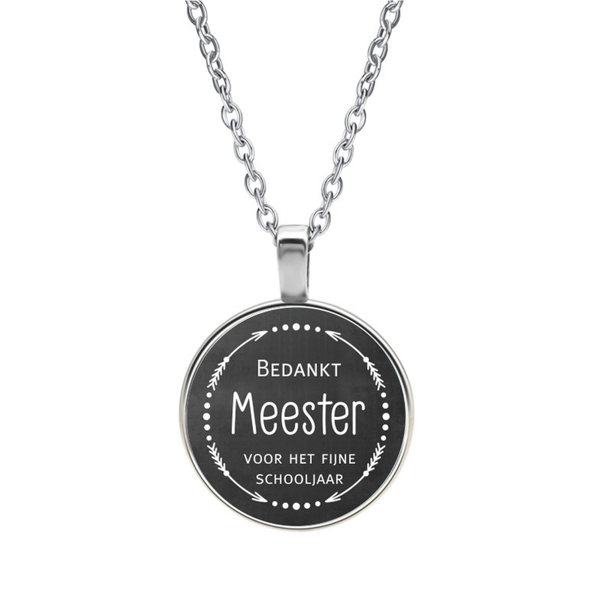 Ketting Glas - Bedankt Meester
