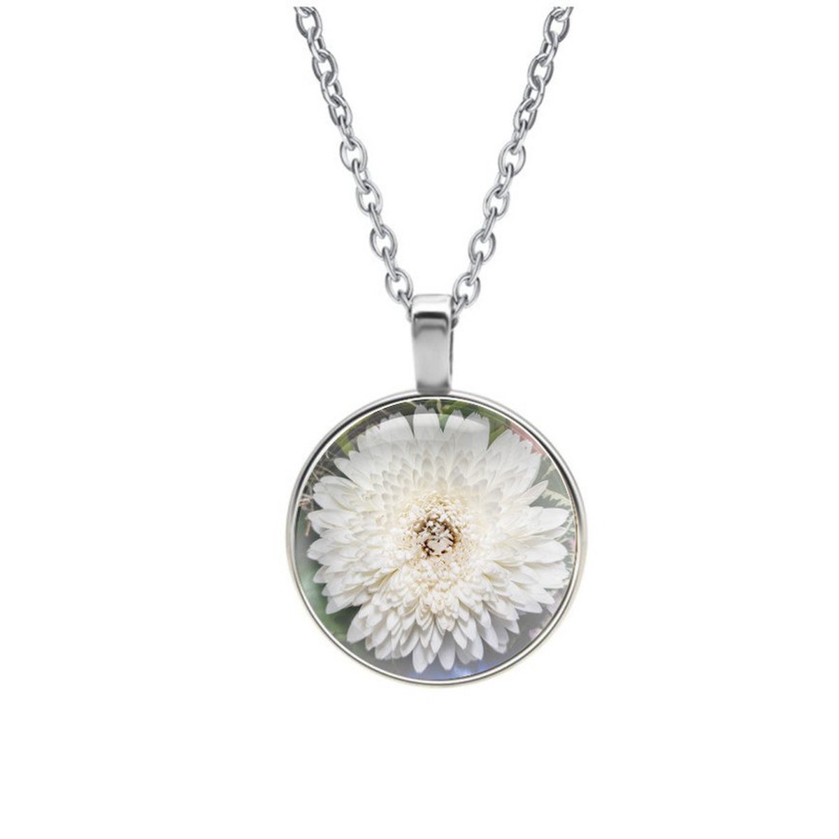 Ketting Glas - Bloem