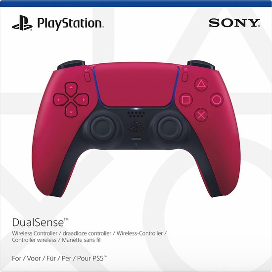 Sony PS5 DualSense draadloze controller - Cosmic Red