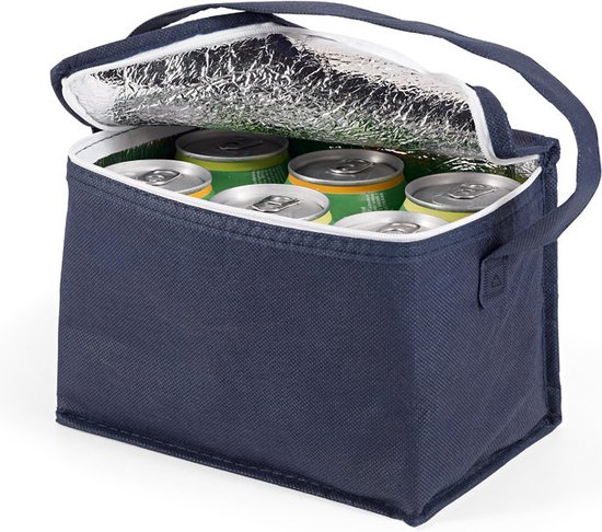 Kleine koeltas voor lunch blauw 20 x 14 x 13 cm 3.5 liter - Koeltassen van Benson — afbeelding 3