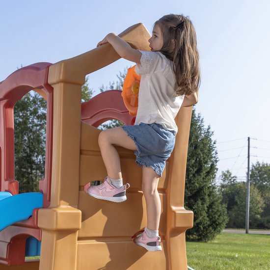 Step2 Play Up Clubhouse Climber Aire de Jeux Enfant avec 2 Toboggans, Toboggan / Jeux escalade pour Enfants