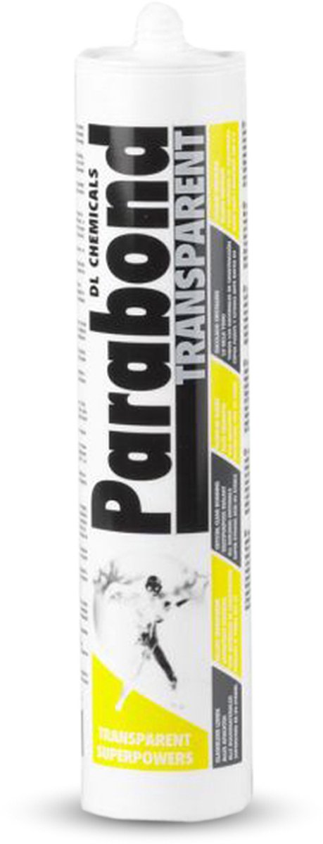 Parabond silicone transparant 290ML
