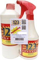 123 Clean Pakket 123 - schoonmaakmiddelen - wit | bol.com