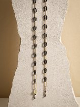 Brillenkoord – Luxe schakels goud/zwart - Premium collectie - elegant Brillenkoordje | SUNNY CORDS