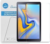 Tablet screenprotector geschikt voor Samsung Galaxy Tab A 10.5 (2018) - Case-friendly screenprotector - 2 stuks - Tempered Glass - Transparant