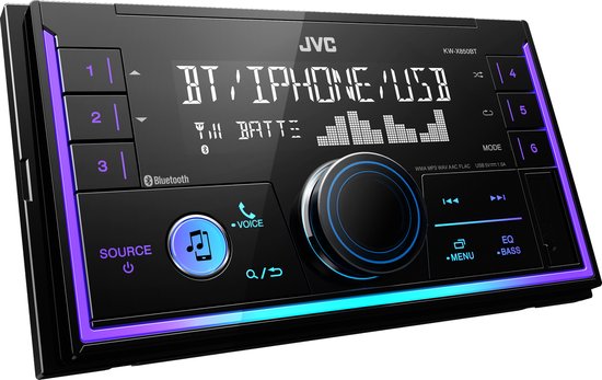 Autoradio JVC KW-X850BT 2DIN - Multicolore | bol.com