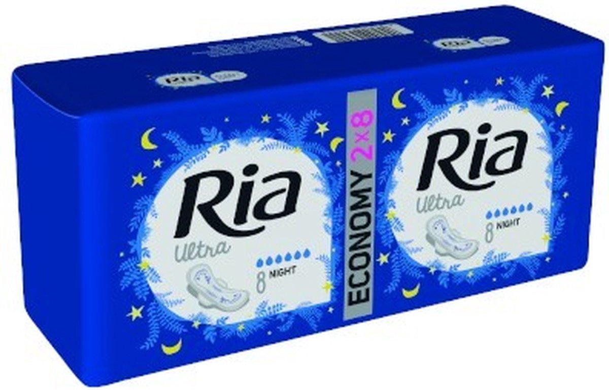 Ria - Ultrathin pads Ultra Silk Night -