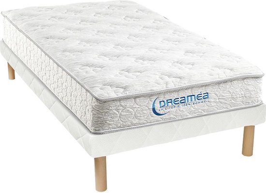 DREAMEA Set bedbodem + matras met pocketveren 22cm SERENITE van DREAMEA -  90 x 200 cm... | bol.com