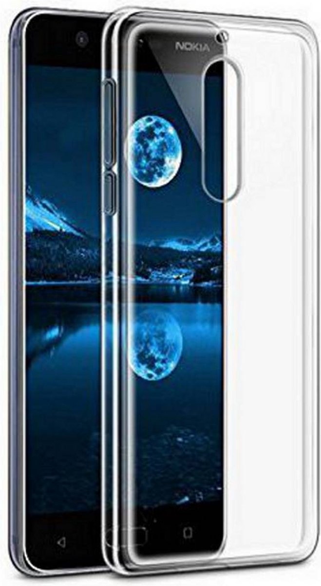Shock Proof Case - Telefoonhoesje - Doorzichtig Hoesje voor Nokia 2.1 - Transparant Wit