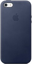 Apple Hoesje Geschikt voor iPhone SE (2016) / 5 / 5s - Apple Leather Backcover - blauw