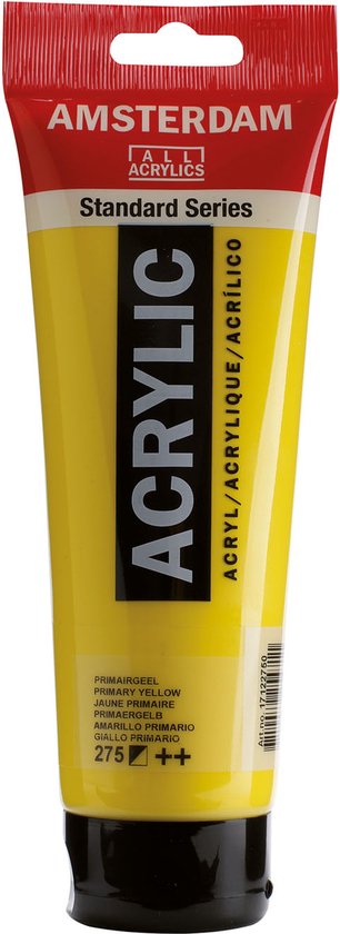 Peinture acrylique standard d'Amsterdam 120 ml 275 jaune primaire