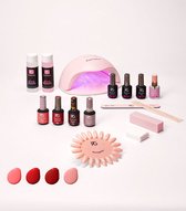 Pink Gellac | Starterset Premium Vogue® The Elegant - Gel nagellak set - Met 4 kleuren en LED lamp