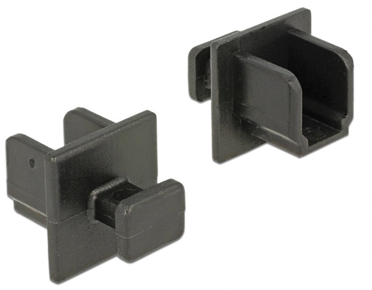 Afsluit cover / Poortbeschermer voor USB3.0 USB-B poorten / met greep (10 stuks)