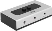 Commutateur audio stéréo Jack 3,5 mm DeLOCK - 2 ports