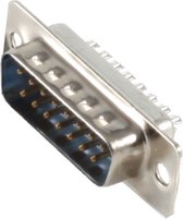 Gameport connector 15-pins SUB-D (m) / solderen