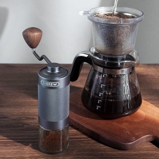 Hibrew Koffiemolen | Zwart | Koffie Molen | Hand grinder Draagbare koffiemolen | bol.com