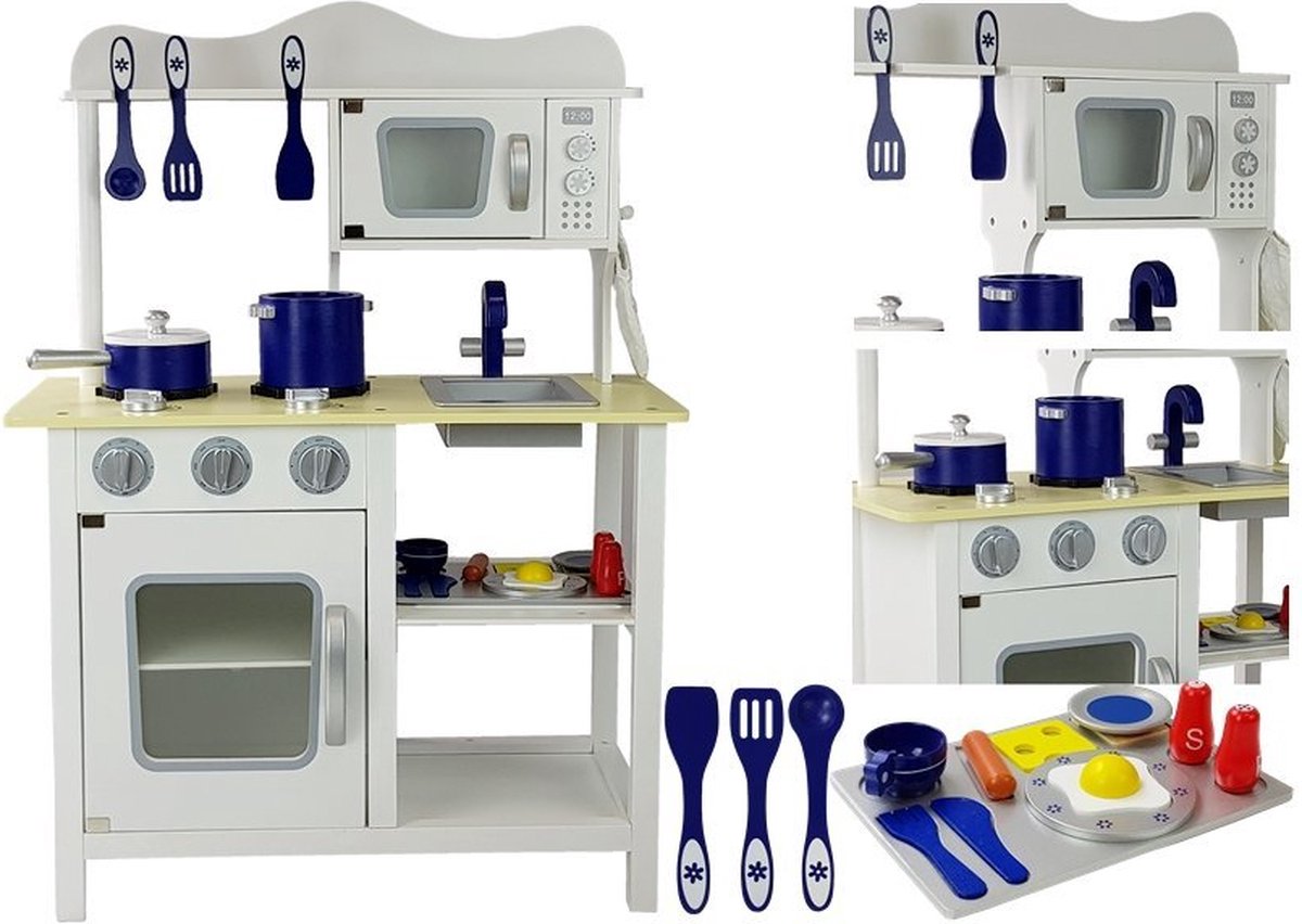 Cuisine enfant en bois Let’s cook et 21 accessoires