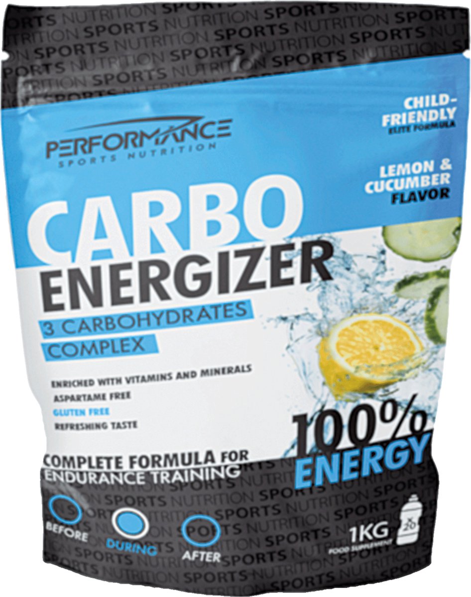 Performance - Carbo Energizer (Lemon/Cucumber - 1000 gram) - Sportdrank poeder