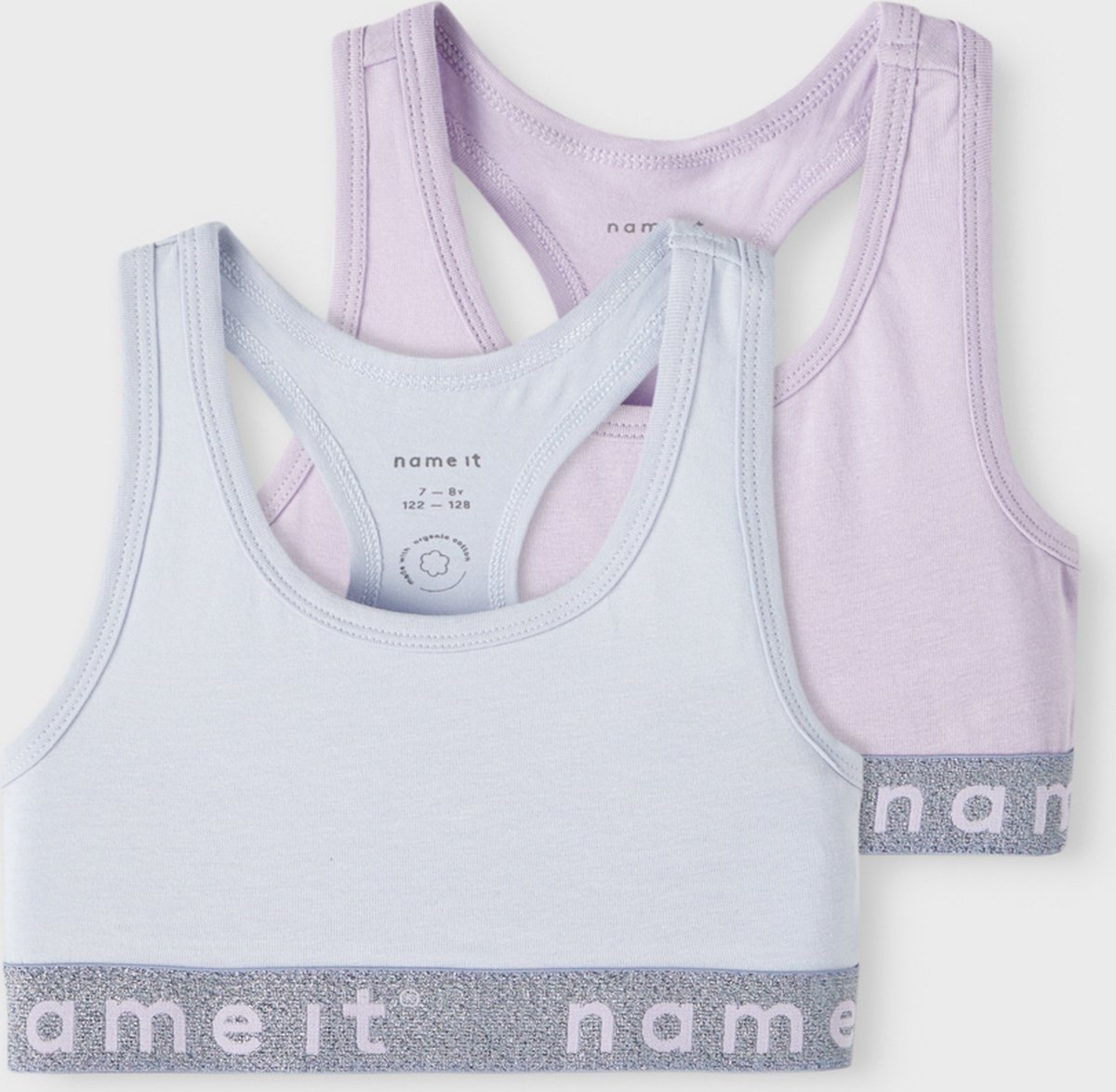 NAME IT NKFSHORT TOP 2P NOOS Meisjes Ondergoed - Maat 116