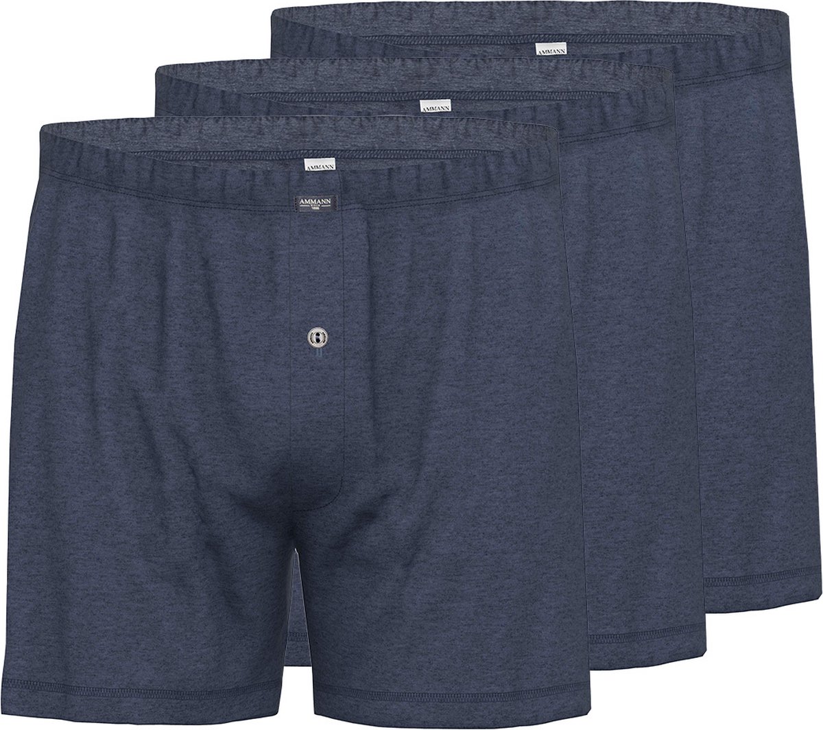 Ammann Heren Boxershort 3er Pack Denim