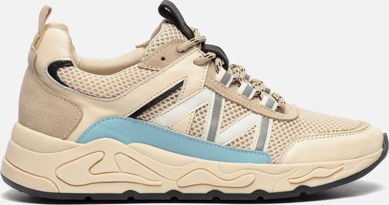 Ann Rocks Sneakers beige Leer 108506 Dames Maat 37 bol