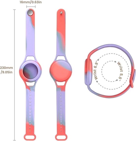 Tip Sterke Airtag Armband voor Kinderen Wit ZONDER AIRTAG Armband Stijlvol