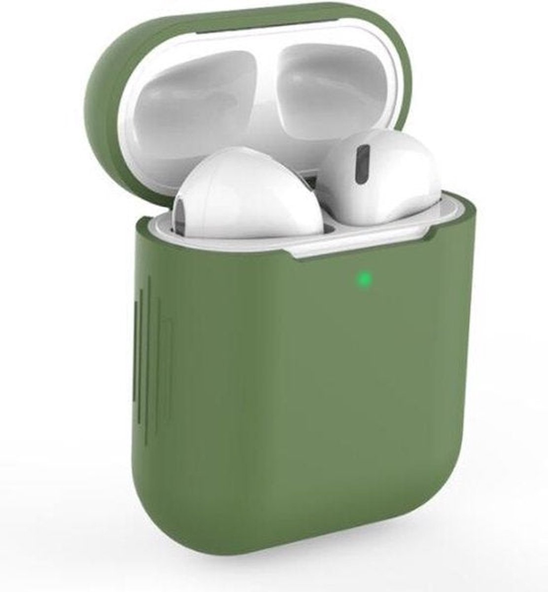 Gadgetpoint | Siliconen Case Hoesjes | Airpod hoesje | Groen | Accessoires geschikt voor Apple Airpods