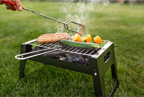 Blaupunkt - Opvouwbare BBQ - Barbecue Grill -Voor Camping / Reizen - draagbare houtskool van Blaupunkt — afbeelding 3