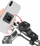 Swissten Easy Lock - Support Téléphone pour Vélo, Scooter & Moto - Zwart