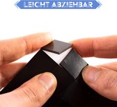 WINTEX Magneetplaatjes, zelfklevend, sterk – 112 magneten 20 x 20 mm, op maat te snijden – vlakke kleefmagneten geschikt voor foto's/afbeeldingen plakken of aan het bord plakken 112 20x20mm
