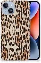 TPU Silicone Hoesje Geschikt voor iPhone 14 Telefoonhoesje Leopard