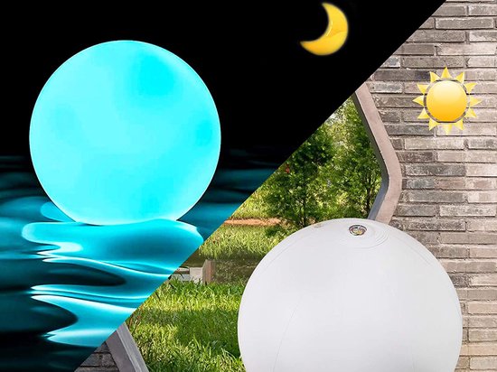 Boule lumineuse LED - intérieur et outdoor - 16 modes de couleurs - ballon  de plage... | bol