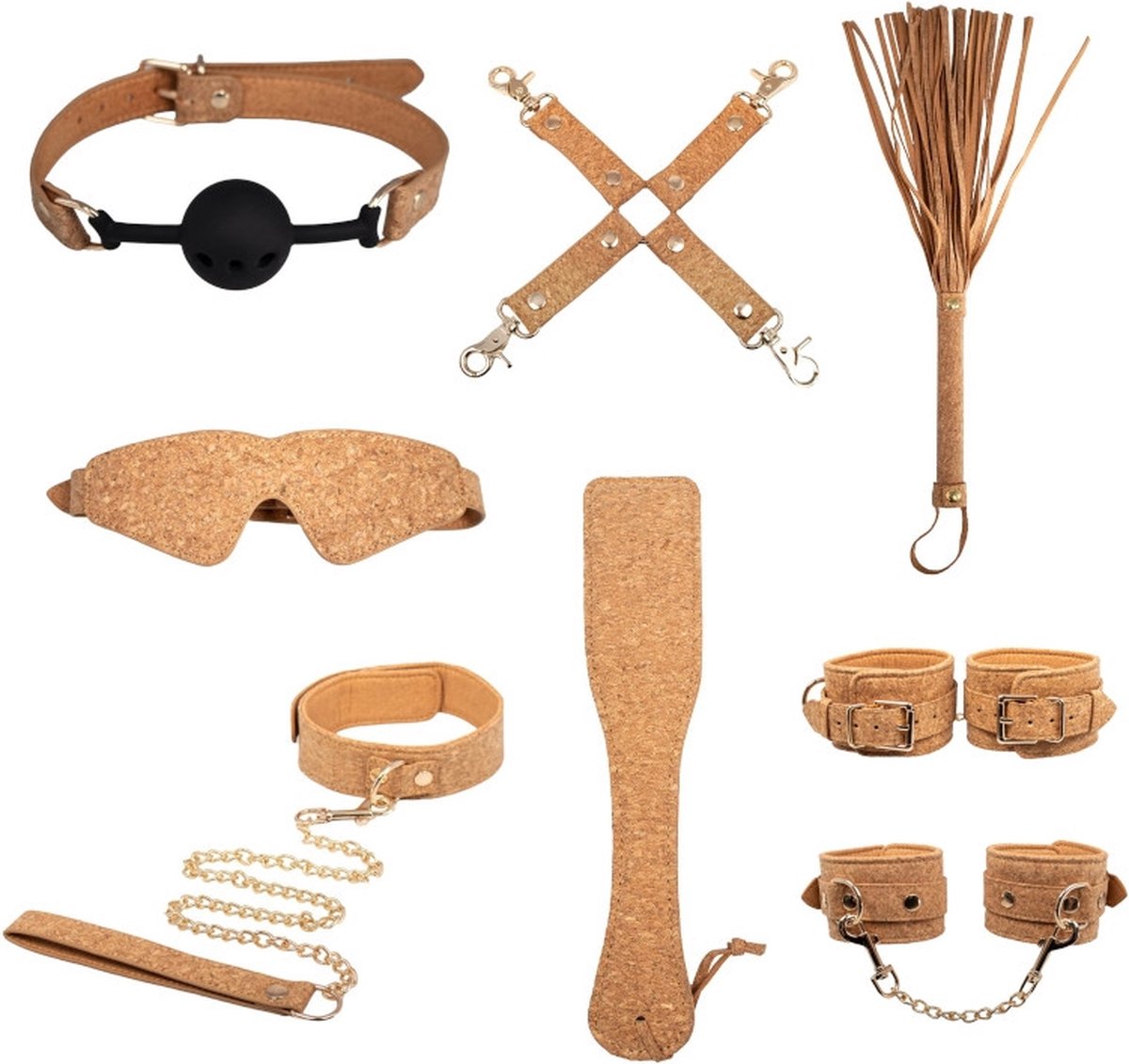 Goedkoopste BDSM - Bondage set - Extreme - Sex Toys voor Koppels compleet 8-delig