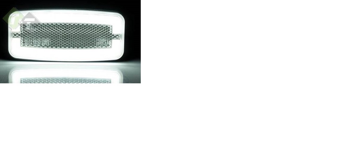 Zijmarkeringslamp, Contourlamp Wit, Zijlamp LED, 12 tot 24 Volt