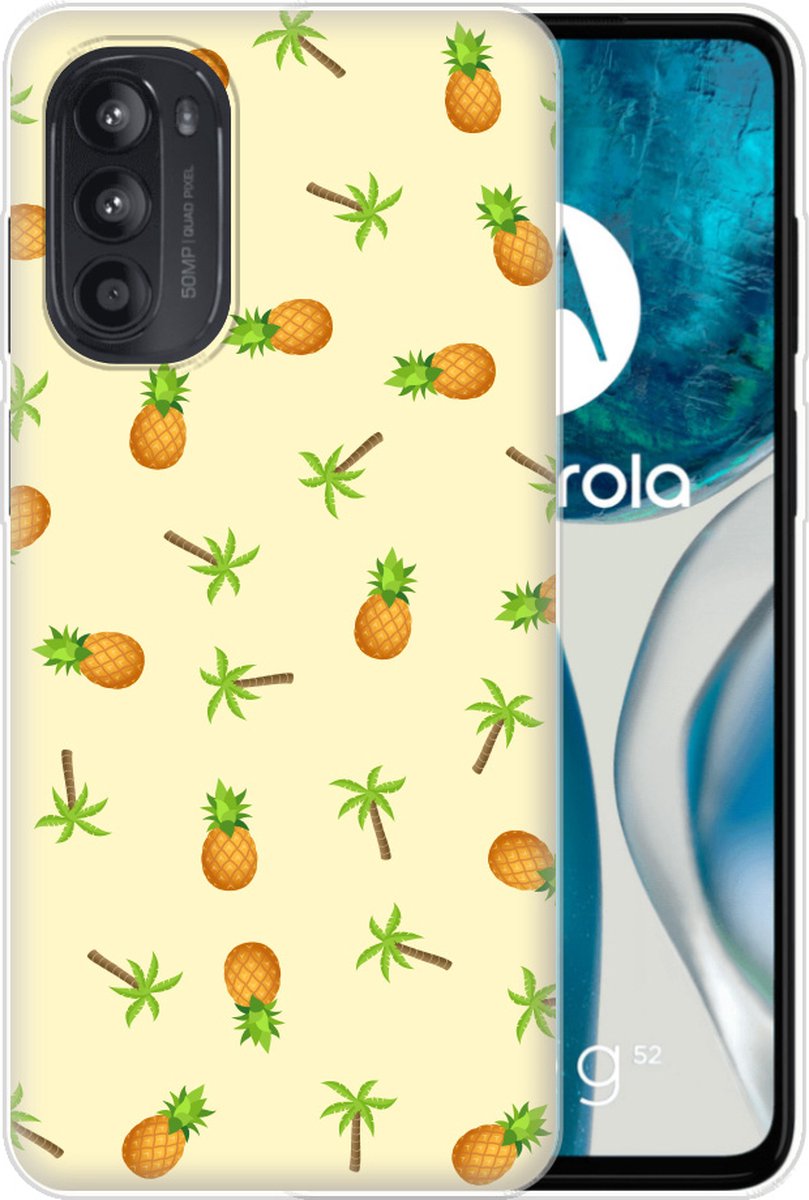 TPU Hoesje voor Motorola Moto G52 Telefoonhoesje Maken met Foto's