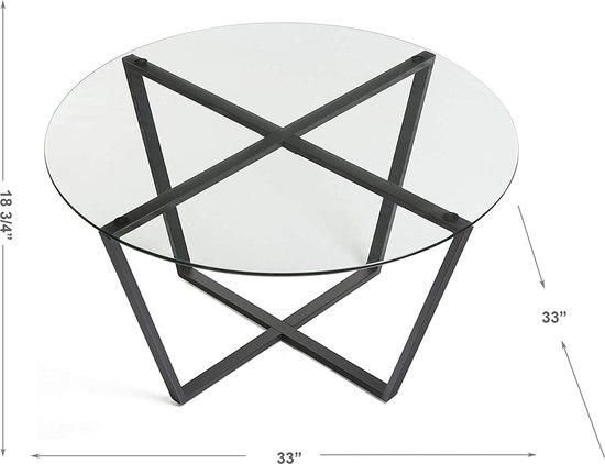 Moderne bijzettafel, kleine salontafel, acryl transparante bijzettafel, C bijzettafel, bank bijzettafel, uniek en elegant stuk voor de woonkamer (kleur: D, maat: 30 x 30 x