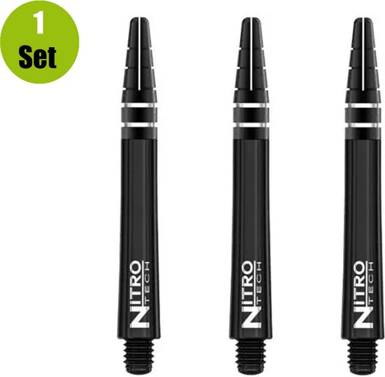RedDragon Nitrotech DartShafts - Zwart - Short - () van Reddragon — afbeelding 3