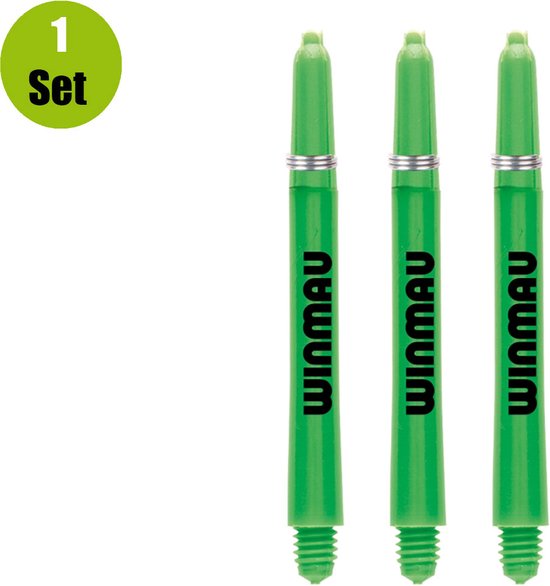 Winmau Dart Shafts Nylon Signature - Groen - Medium - () van Winmau — afbeelding 3