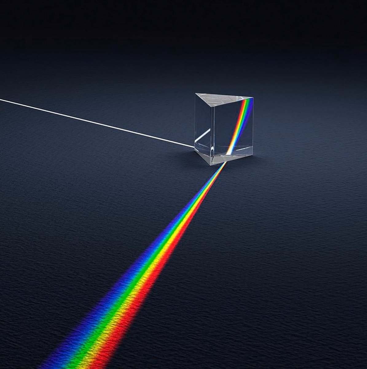 Cristal 6 pouces verre optique prisme triangulaire