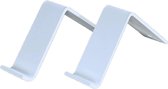 GoudmetHout Industriële Plankdragers L-vorm 10 cm - Staal - Mat Wit - 4 cm x 10 cm x 15 cm - Plankendrager